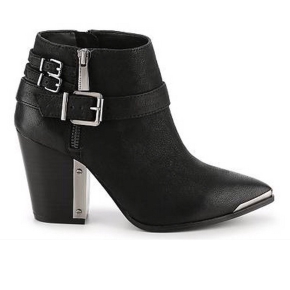 Vince Camuto Shoes - Vince Camuto Black Buckle Adelfi Boots Size 8